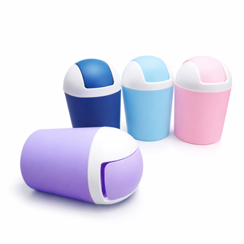 Multipurpose Mini Table Dustbin – 3 PCs Set (Mix/Random Colors)