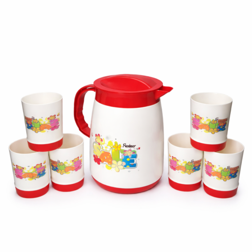 ChatGPT Image Feb 12, 2026, 12_43_34 PM 7-Piece Glass Set – 6 Glasses & 1 Jug (Mix/Random Colors)